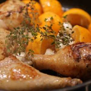 Пиле с мандарини - шик селекция от рецепти