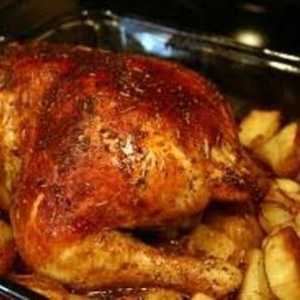 Пиле, печено във фурната: няколко нови варианта за готвене
