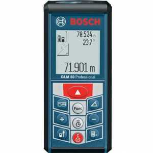 Лазерният далекомер Bosch GLM 80: спецификации и отзиви