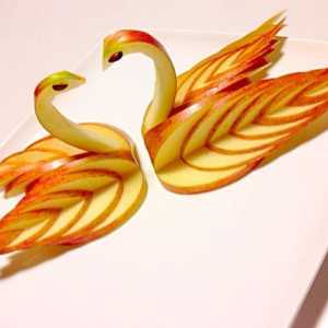 Лебед от ябълки: тайните на вземане