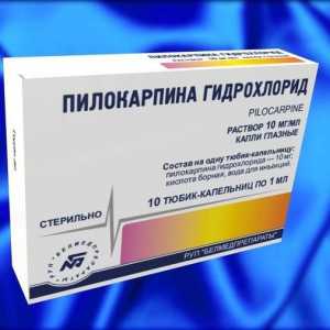 Лекарствен продукт, съдържащ пилокарпин хидрохлорид - ефективни капки за очи
