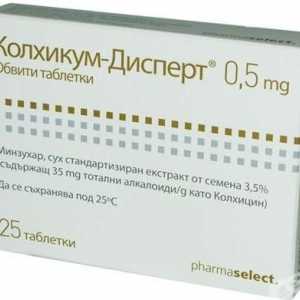Лекарства срещу остри пристъпи на подагра "Colchicum-Dyspert"