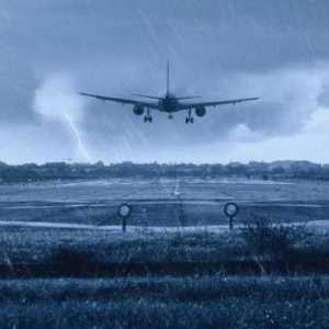 Дали летателните апарати летят в дъжда? Излитане и кацане на самолета в дъжда. Нелетящо време