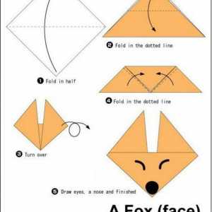 Fox-оригами: майсторски клас на монтаж