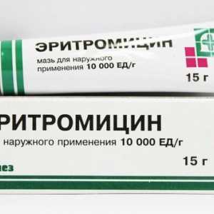 Мехлем "Еритромицин": указания за употреба, инструкции, състав, аналози