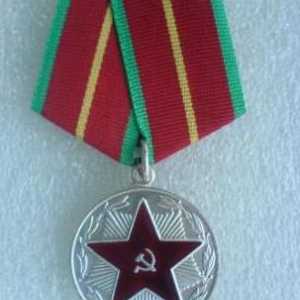 Медали "За безупречно обслужване". Медал на Министерството на отбраната на СССР