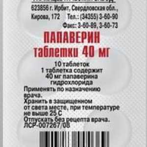 Лекарства "Папаверин" (таблетки). Инструкции за употреба
