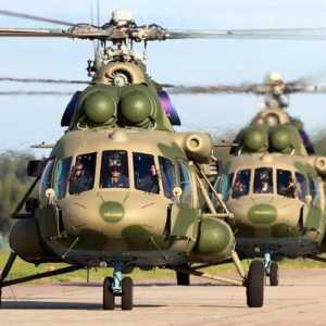 Mi-8AMTSH "Терминатор" е картечница "Калашников" в хеликоптерна сграда