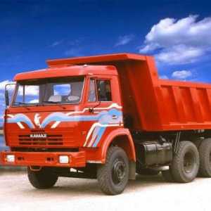 Моделът KamAZ: трактори за камиони, самосвали, кари и строителни самосвали