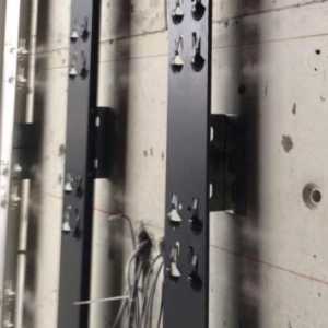Монтиране на алуминиева фасада вентилирана