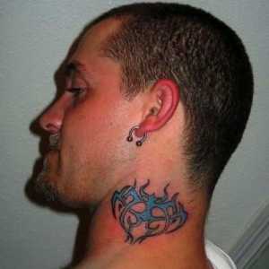 Мъжки татуировки на врата: типове и смисъл