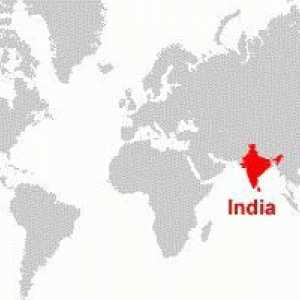 На кой континент е Индия? Индия на картата на света
