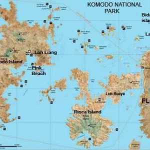 Национален парк Komodo в Индонезия