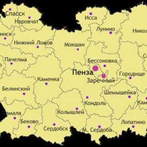 Население в района на Пенза: брой и плътност