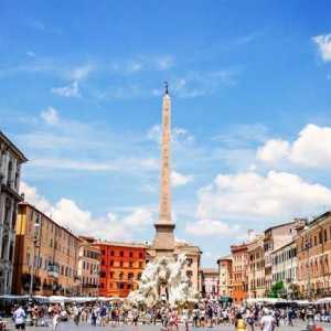 Навона, площадът в Рим: снимка и описание на фонтаните