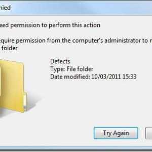 Няма достъп до целевата папка за Windows 7: как да поправите ситуацията