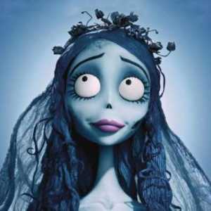 Изображението за Хелоуин. Картун "Corpse Bride", грим на героя