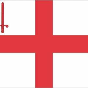 Един от основните атрибути на столицата на Великобритания е знамето на Лондон