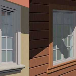 Външна извивка на прозореца: избор на материал и монтаж