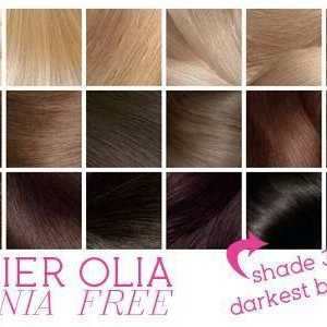 "Олия", боя за коса: палитра от всякакви цветове