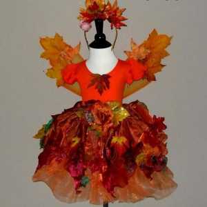 Есенни костюми за момичета. Ние правим костюм със собствените си ръце