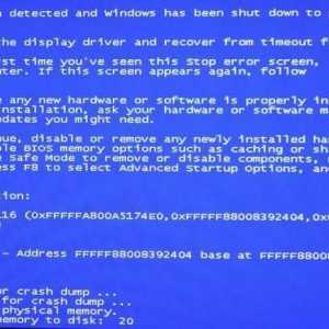 Грешка nvlddmkm.sys. Синия екран на Windows 7 след инсталирането на драйвера