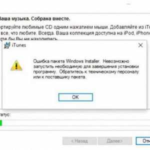 Грешка при инсталиране на Windows Installer при инсталиране на iTunes: как да поправите?