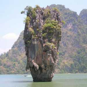 Остров Джеймс Бонд (Ко Тапу) - една от най-забележителните забележителности на Тайланд