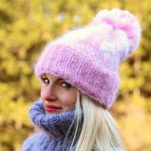 Научаваме плетене: шапка за жени (класически модел, направен с игли за плетене)