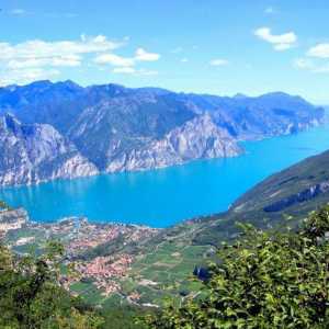 Езерото Гарда, Италия. Езерото Гарда на картата на Италия