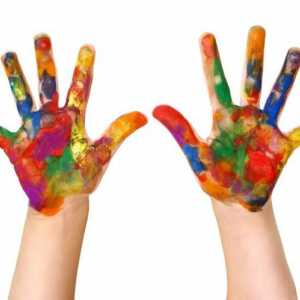 Бои за пръсти за деца под една година: опитайте се да рисувате