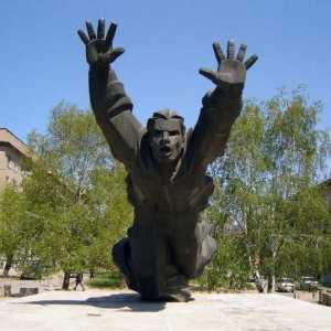 Паметник на паниката във Волгоград - извършеният подвиг на защитника на родината