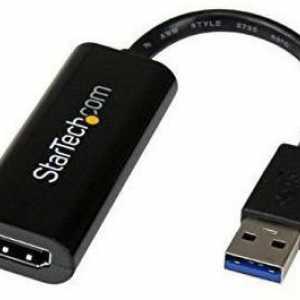 Адаптер с HDMI към USB: принцип на работа, инструкции за свързване, типове