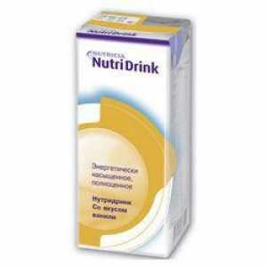 Nutritrink "хранителна формула: рецензии и инструкции