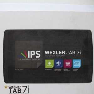 Tablet Wexler TAB 7I: преглед, спецификации, отзиви