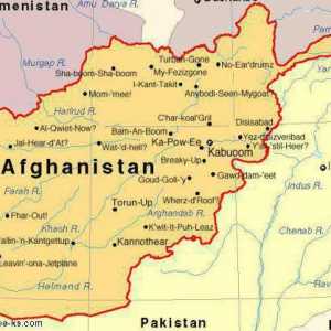 Област, икономика, религия, население на Афганистан. Гъстота на населението в Афганистан