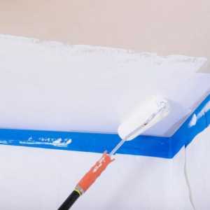 Таванът на тавана с боя на водна основа сами: инструкции стъпка по стъпка