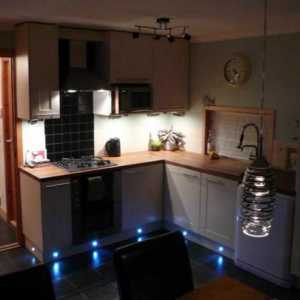 Подсветка за шкафове в кухнята