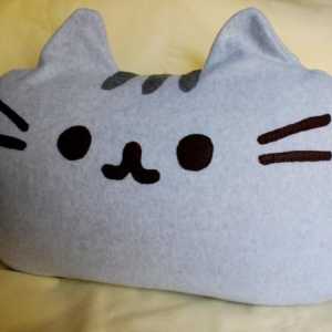 Възглавница "котка" със собствени ръце. Как да вържате възглавница с игли за плетене