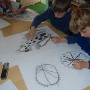 Стъпка по стъпка за деца 7-9 години: рисуване на човек