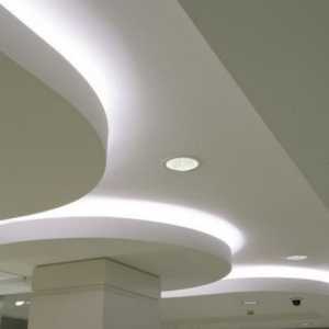 Таванни осветителни тела за опънати тавани: LED светлините като оптимална опция
