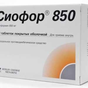 Наркотикът `Siofor 850`: мнения за отслабване, инструкции за употреба и състав