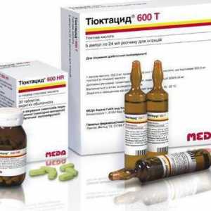 Наркотикът `Tioktatsid BV` 600: инструкции за употреба, рецензии, състав и описание