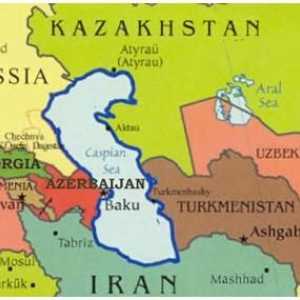 Каспийските държави: граници, карта. Кои държави се измиват от Каспийско море?