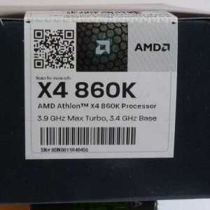 Процесор AMD Athlon 860K: спецификации и отзиви