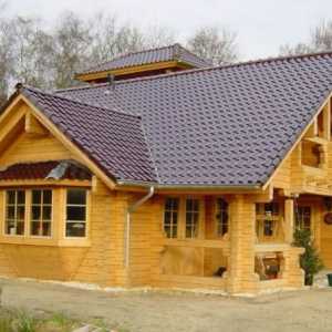 Проектът на къщата е 6x9 с мансарда от дървен материал. Проекти на къщи от дърво с мансарда 6х9 и…