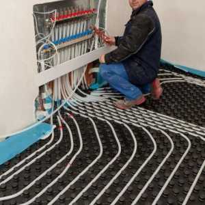 Профилни подложки за подово отопление