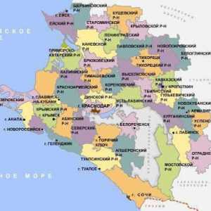 Райони на Краснодарската територия (списък): характерни черти