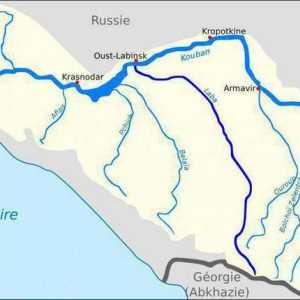 Река Кубан: описание. Източникът, устията, растенията и животните