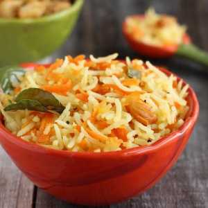 Ориз с лук и моркови. рецепта